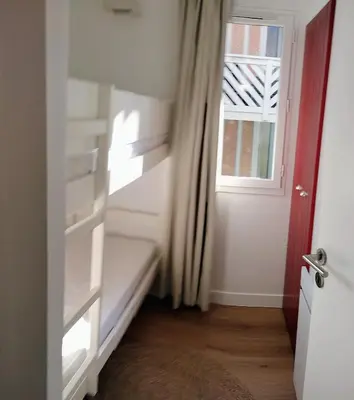 Un ou plusieurs lits dans un hébergement de l'établissement La bulle de Lily