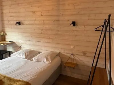 Un ou plusieurs lits dans un hébergement de l'établissement Hôtel Bellevue