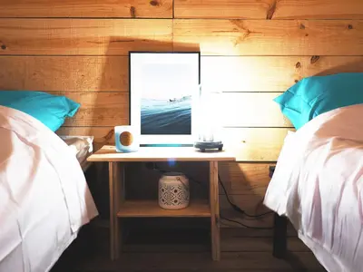 Un ou plusieurs lits dans un hébergement de l'établissement Hoya Surf Camp