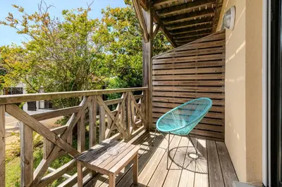Balcon ou terrasse dans l'établissement Single Fin Hotel & Lodge