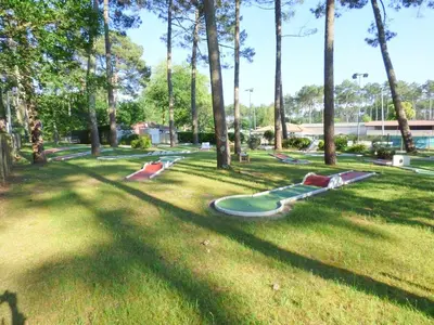 Jardin de l'établissement Bungalow-Mobilhome - Petit prix- Océan -Forêt -Camping 3 étoiles