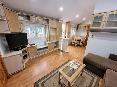 Cuisine ou kitchenette dans l'établissement Camping baradis