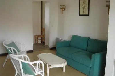 Coin salon dans l'établissement Villa Etche Xuria