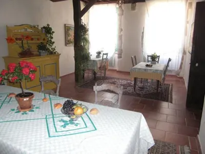 Restaurant ou autre lieu de restauration dans l'établissement Chambres d'Hôtes Aroha