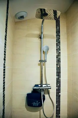 Salle de bains dans l'établissement La Hume Vacances