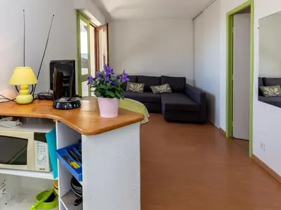 Cuisine ou kitchenette dans l'établissement Appartement cosy avec grande terrasse sud à Seignosse Le Penon - FR-1-239-469