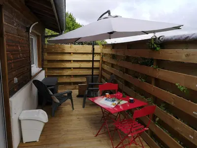 Terrasse ou espace extérieur de l'établissement Hossegor Les Bécasses