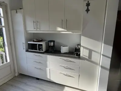 Cuisine ou kitchenette dans l'établissement Maison landaise avec jardin au cœur des Abatilles, proche golf et plages - Arcachon - FR-1-319-383