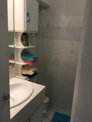 Salle de bains dans l'établissement Appartement vue ocean