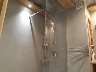 Salle de bains dans l'établissement Appartement Seignosse Océan