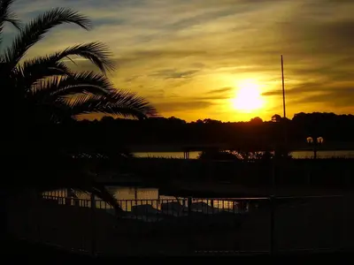 Lever ou coucher de soleil vu de l'appartement ou à proximité