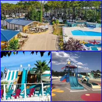 Piscine de l'établissement MH 3CH à l'océan Landais chez Claiclé ou située à proximité