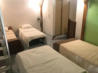 Un ou plusieurs lits dans un hébergement de l'établissement vue océan à Seignosse
