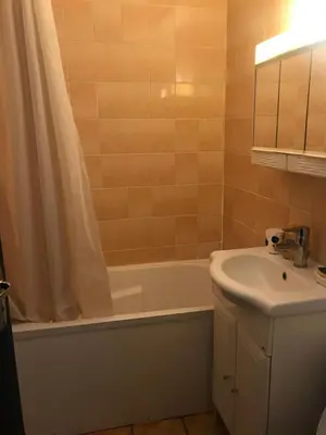Salle de bains dans l'établissement vue océan à Seignosse