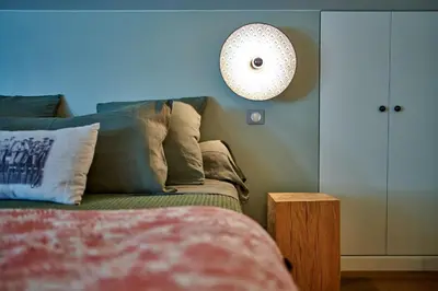 Un ou plusieurs lits dans un hébergement de l'établissement BEL AIR MAISON D'HOTES DES LANDES