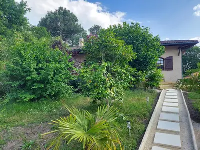 Jardin de l'établissement VILLA FLEUR DES PINS 6 PERSONNES 140m2 PETIT NICE