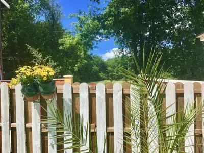 Jardin de l'établissement La Casa Cantarana