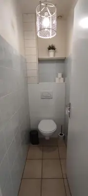 Salle de bains dans l'établissement Villa TENY