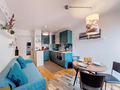 Cuisine ou kitchenette dans l'établissement Apartment la Pergola-2 by Interhome