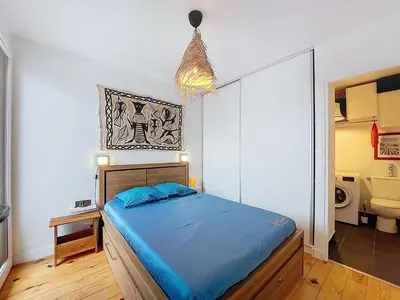 Un ou plusieurs lits dans un hébergement de l'établissement Apartment la Pergola-2 by Interhome