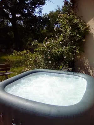 Plan de l'établissement Maison rustique près de Callen avec piscine