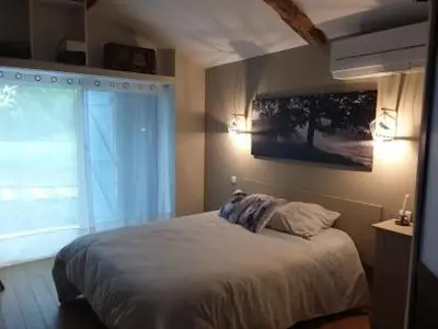Un ou plusieurs lits dans un hébergement de l'établissement ferme gribeshaoutes Maison d'hotes