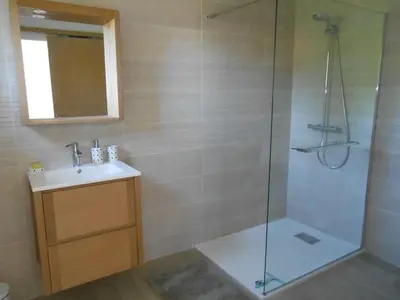 Salle de bains dans l'établissement Studio indépendant mios bourg