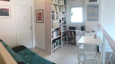 Bibliothèque dans le B&B/chambre d'hôtes