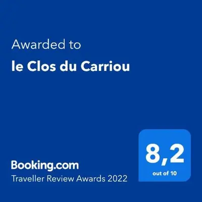 Certificat, récompense, panneau ou autre document affiché dans l'établissement le Clos du Carriou