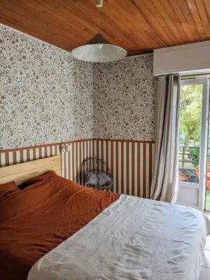 Un ou plusieurs lits dans un hébergement de l'établissement HOSSEGOR LA VIGIE entre lac et océan