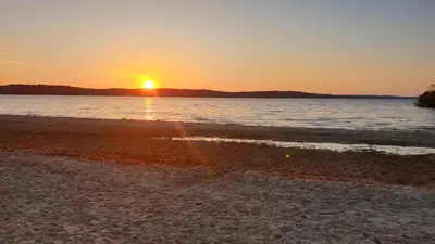 Paysage naturel près de le camping
