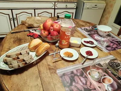 Nourriture dans le B&B/chambre d'hôtes ou à proximité