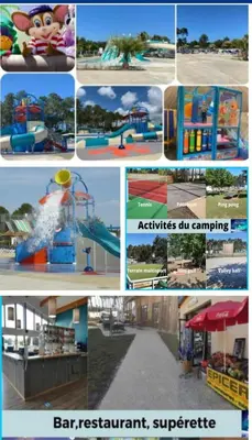Plan de l'établissement Camping les dunes de contis
