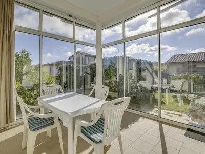 Plan de l'établissement Villa 2 chambres proche plage, jardin, véranda, clim, wifi à Biscarrosse - FR-1-521-19