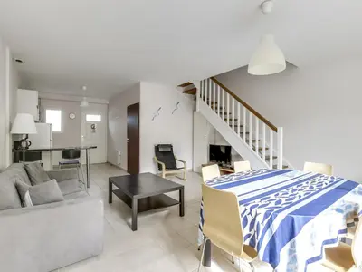 Coin salon dans l'établissement Maison T3, proche océan et centre, terrasse privative, parking, 300m plage - Biscarrosse Plage - FR-1-521-31