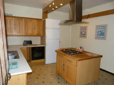 Cuisine ou kitchenette dans l'établissement Entre Terre et Mer