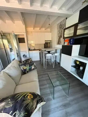 Cuisine ou kitchenette dans l'établissement Réf 263, Seignosse océan, Villa Patio classée 3 étoiles avec Wifi à 150m de la plage, en bordure de forêt avec place de parking et piscine commune