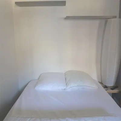 Un ou plusieurs lits dans un hébergement de l'établissement Réf 539, Seignosse Océan, Appartement à 150m de la plage, proche commerces, 4 personnes