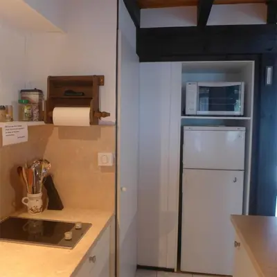Cuisine ou kitchenette dans l'établissement Réf 200, Seignosse Océan, Villa Patio au calme, à 2 pas de la plage des Bourdaines