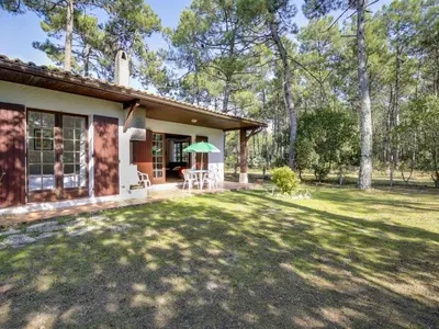 Jardin de l'établissement Maison Landaise à 6 Pers., 3 Ch., Jardin Clos, Proche Plages & Commerces - FR-1-521-80