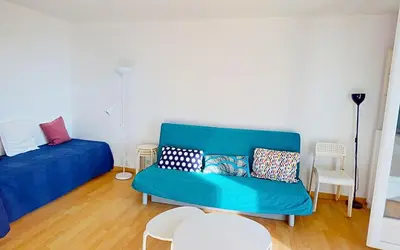 Coin salon dans l'établissement ANCRE - Appartement de Vacances Vue Mer