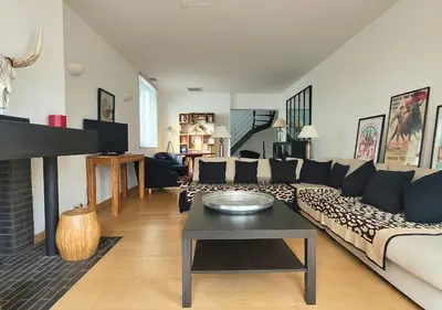 Coin salon dans l'établissement G-63 - Appartement de standing en plein coeur d'Hossegor
