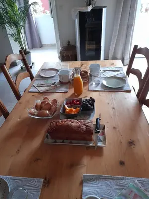 Nourriture dans le B&B/chambre d'hôtes ou à proximité