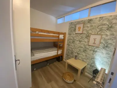 Un ou plusieurs lits dans un hébergement de l'établissement Appartement Pour 6 Personne- Residence San Michele