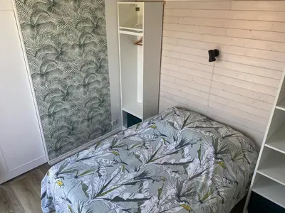 Un ou plusieurs lits dans un hébergement de l'établissement Appartement Pour 6 Personne- Residence San Michele