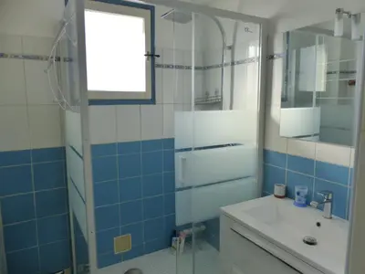 Salle de bains dans l'établissement Appartement Pour 6 Personne- Residence San Michele
