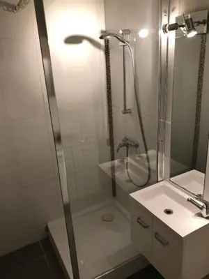 Salle de bains dans l'établissement Appartement Pour 5 Personnes - Residence Tursan