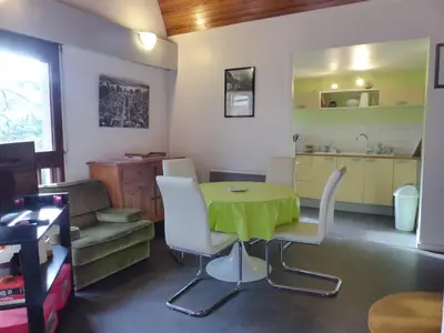 Coin salon dans l'établissement Appartement Pour 5 Personnes - Residence Tursan