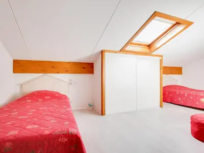 Un ou plusieurs lits dans un hébergement de l'établissement Maison cosy à Biscarrosse Lac pour 6 pers, proche plage, parking privé - FR-1-521-97