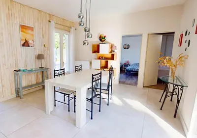 Coin salon dans l'établissement BRUYERES - Capbreton, belle villa spacieuse entre ville et plages au calme